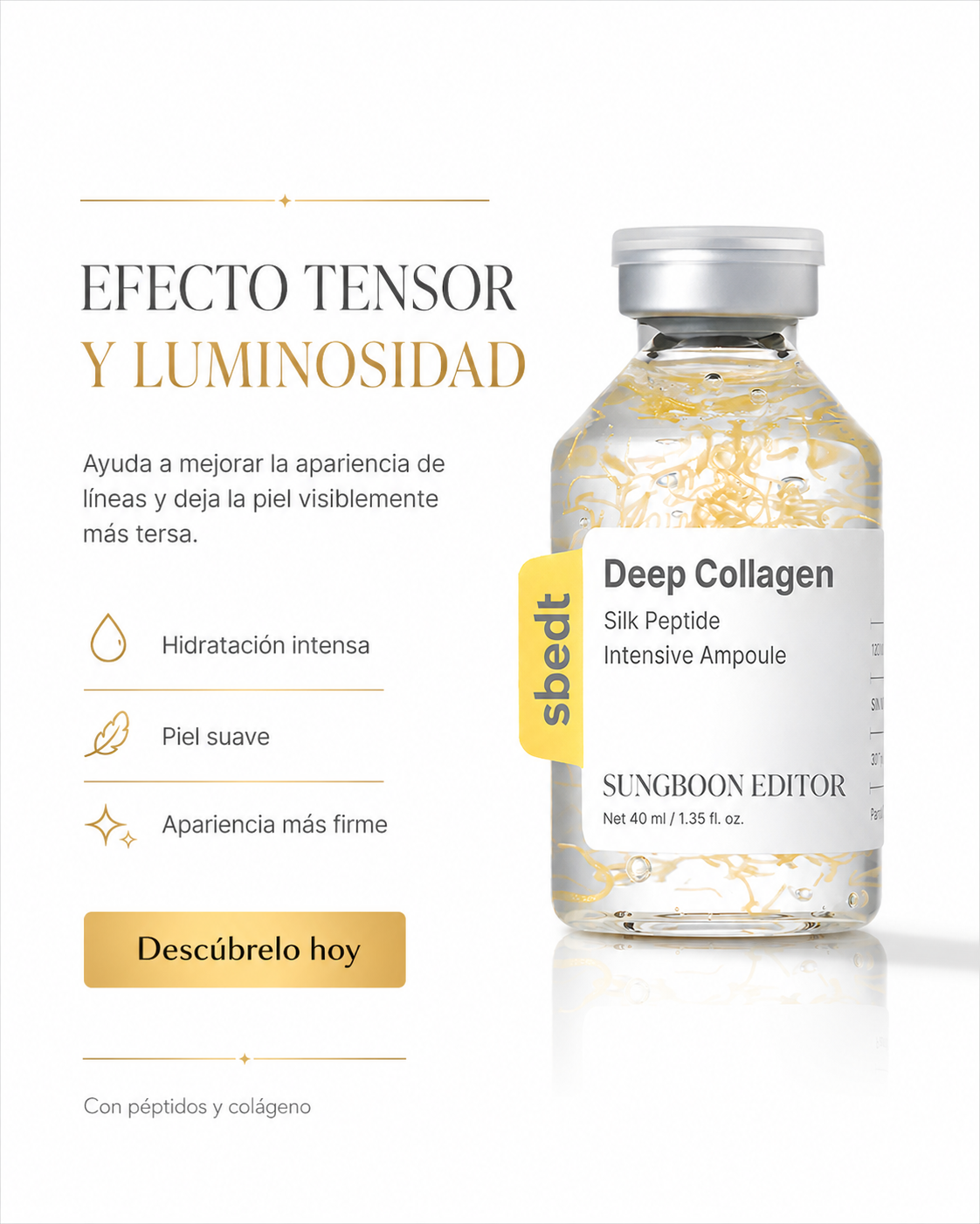 Deep Collagen™ Sérum Tensor Coreano