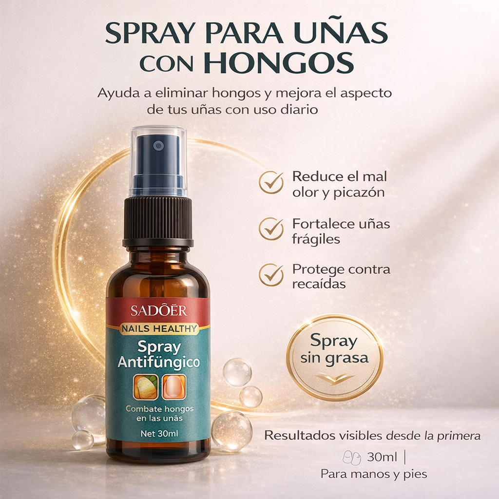 NAILS HEALTHY - Spray antifúngico para los hongos de las uñas