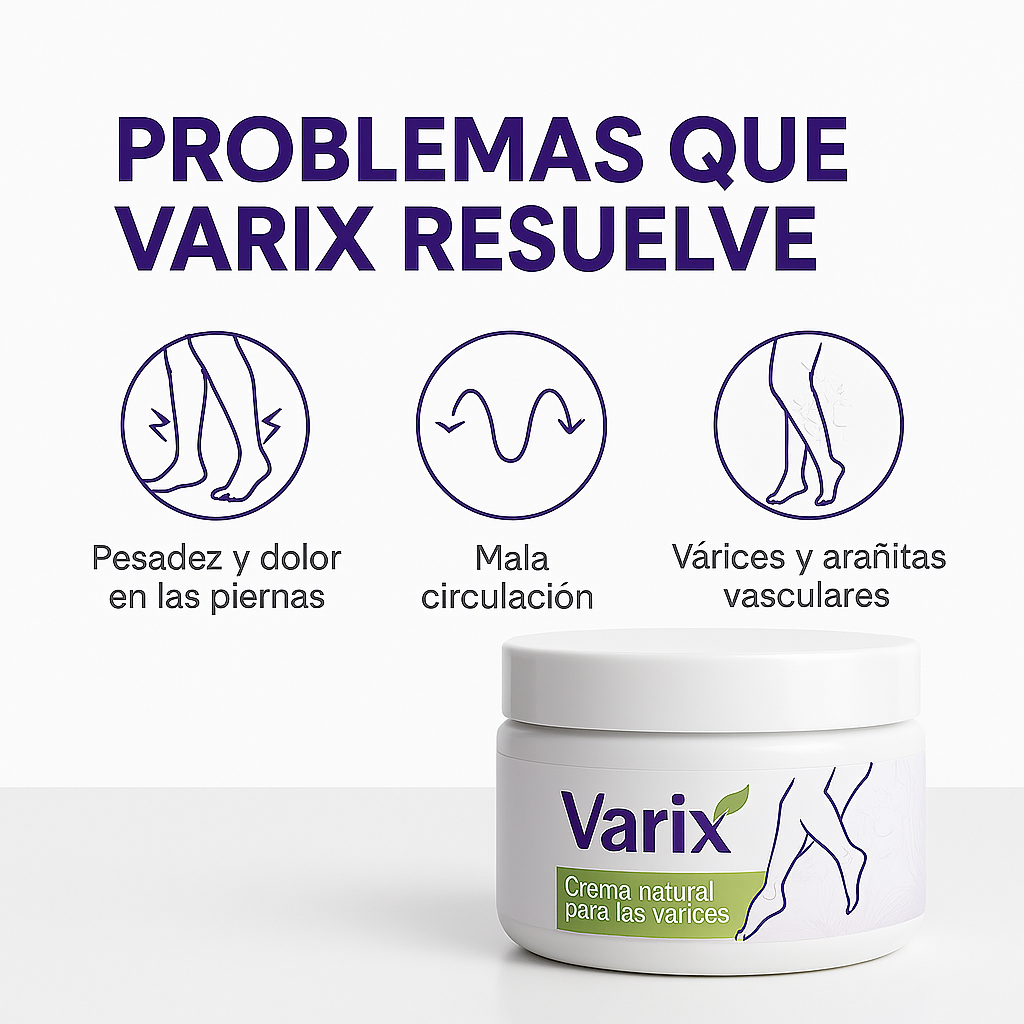VARIX™ – Crema Natural para las Várices