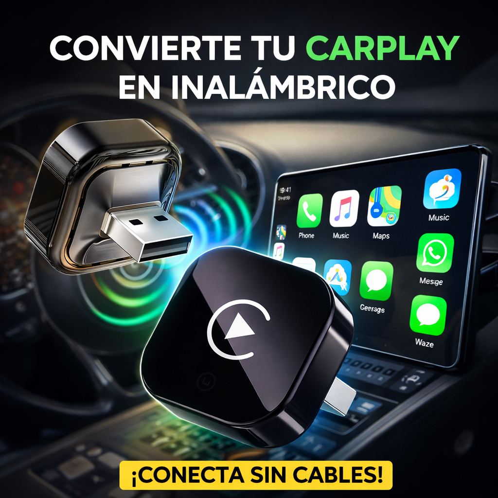 Adaptador Inalambrico Para Carplay