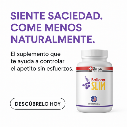 Balloon Slim - Control del apetito sin esfuerzos. |  60 cápsulas