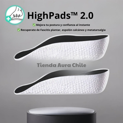 HighPads™ 2.0 – Almohadillas Ortopédicas ¡Aumenta tu Estatura al Instante!