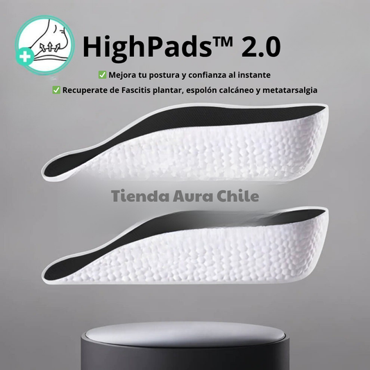 HighPads™ 2.0 – Almohadillas Ortopédicas ¡Aumenta tu Estatura al Instante!