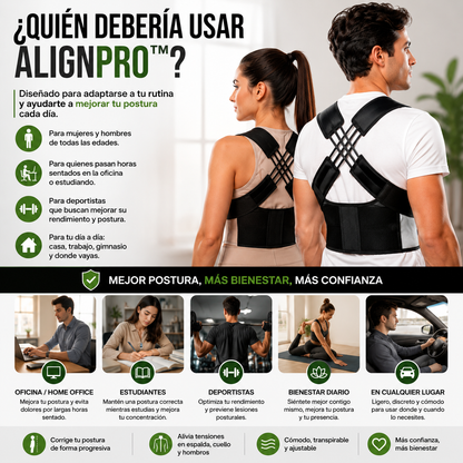 AlignPro™ | Corrector Postural Ajustable