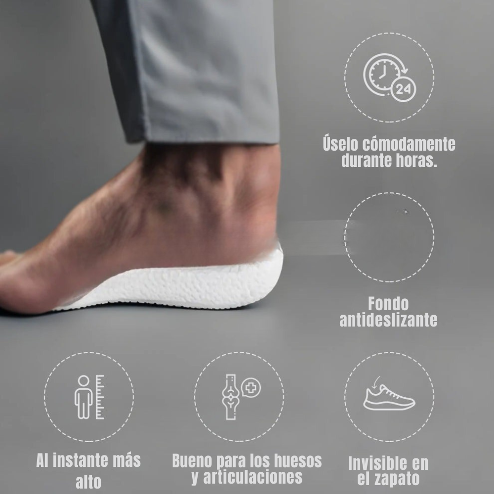 HighPads™ 2.0 – Almohadillas Ortopédicas ¡Aumenta tu Estatura al Instante!