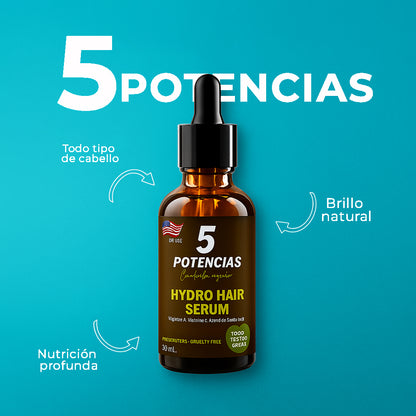 5 Potencias: crecimiento, brillo y fuerza en un solo tratamiento 🌿