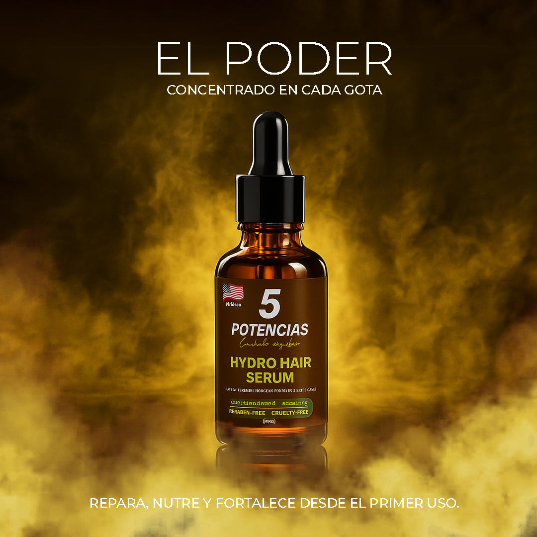 5 Potencias: crecimiento, brillo y fuerza en un solo tratamiento 🌿