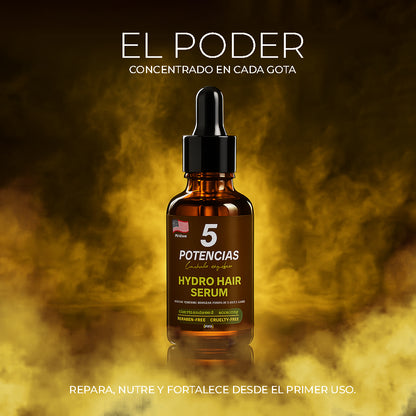 5 Potencias: crecimiento, brillo y fuerza en un solo tratamiento 🌿