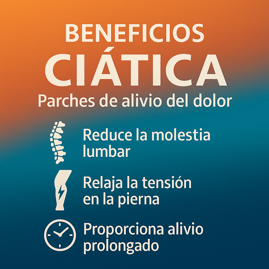 CiaticaPatch™  2x1 | Parches Alivio Dolor Ciática 16 Unidades