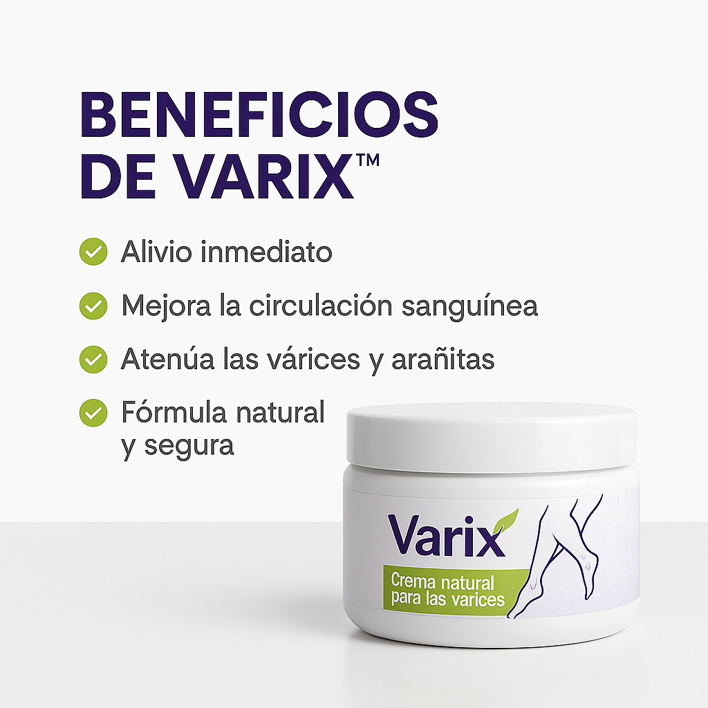 VARIX™ – Crema Natural para las Várices
