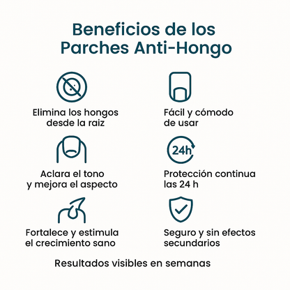 🩹 PARCHES ANTI-HONGO – UÑAS SANAS EN SEMANAS