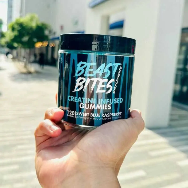 Beast Bites – 150 Gomitas de Creatina (5g c/u)