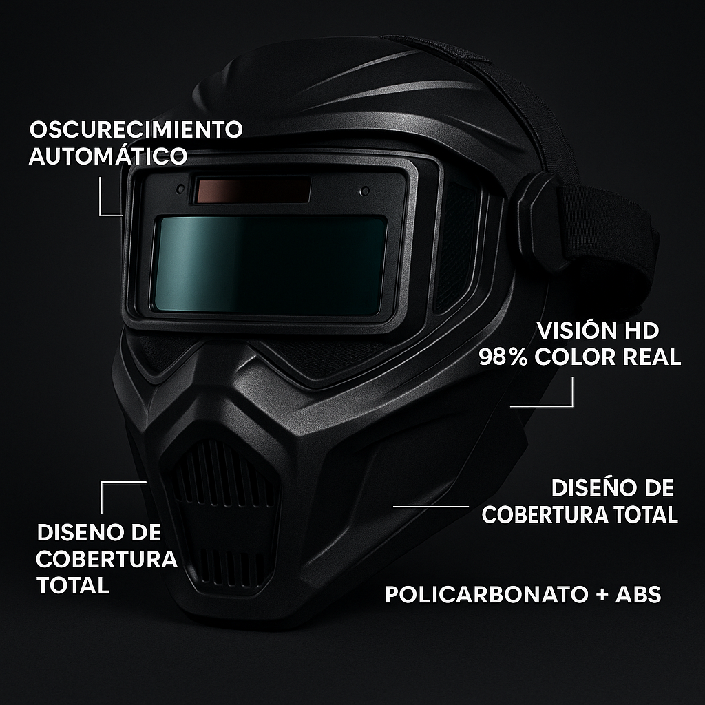 IRONWOLF AutoDark HD | Casco de soldar Profesional
