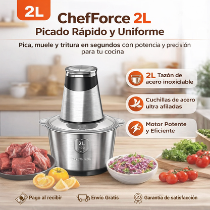 ChefForce 2L – Picado Rápido y Uniforme