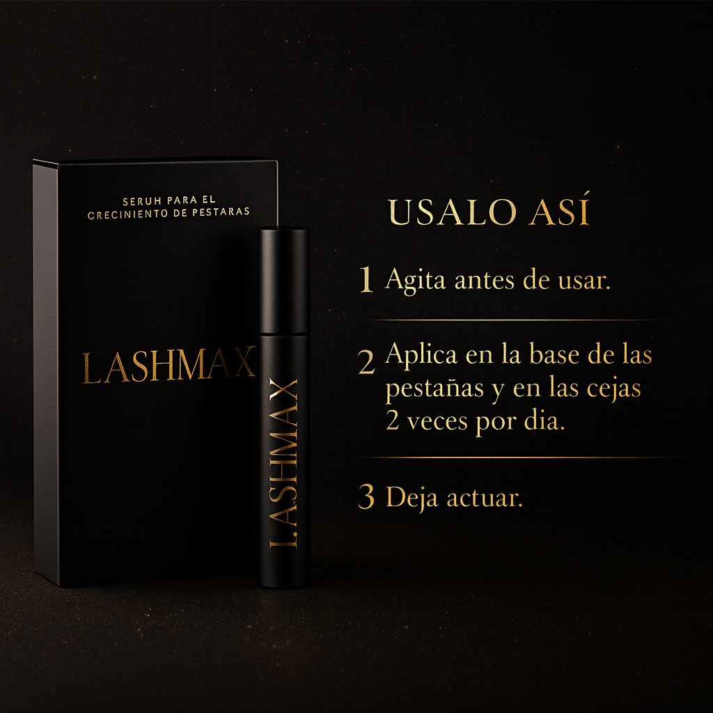 LASHMAX | SERUM DE CRECIMIENTO DE PESTAÑAS