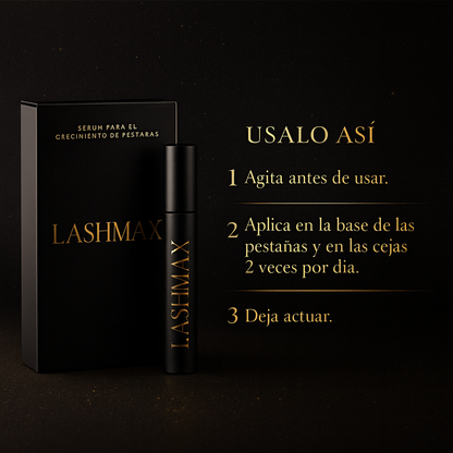 LASHMAX | SERUM DE CRECIMIENTO DE PESTAÑAS