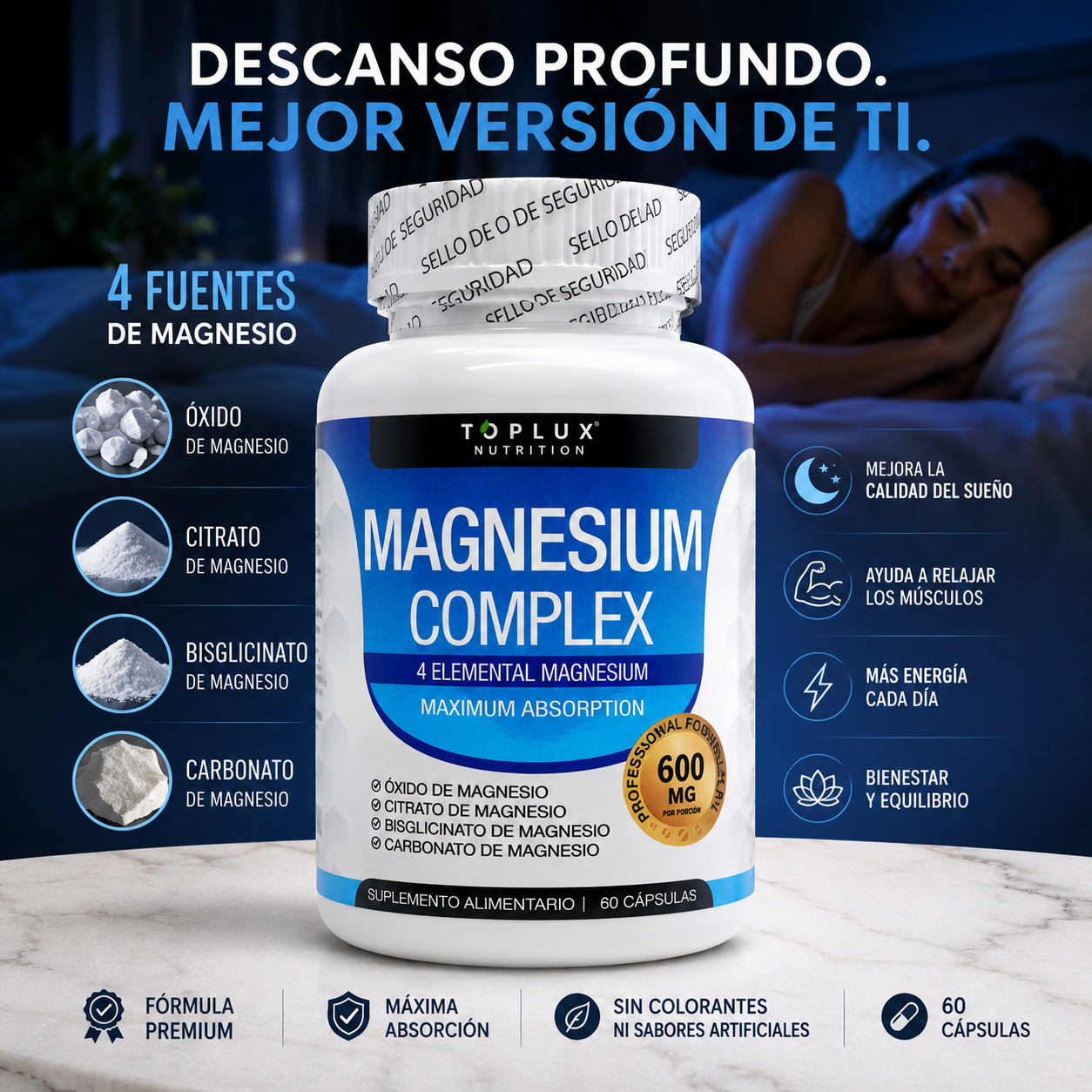 Magnesium Complex 8 — Potencia tu energía y bienestar naturalmente