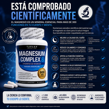 Magnesium Complex 8 — Potencia tu energía y bienestar naturalmente
