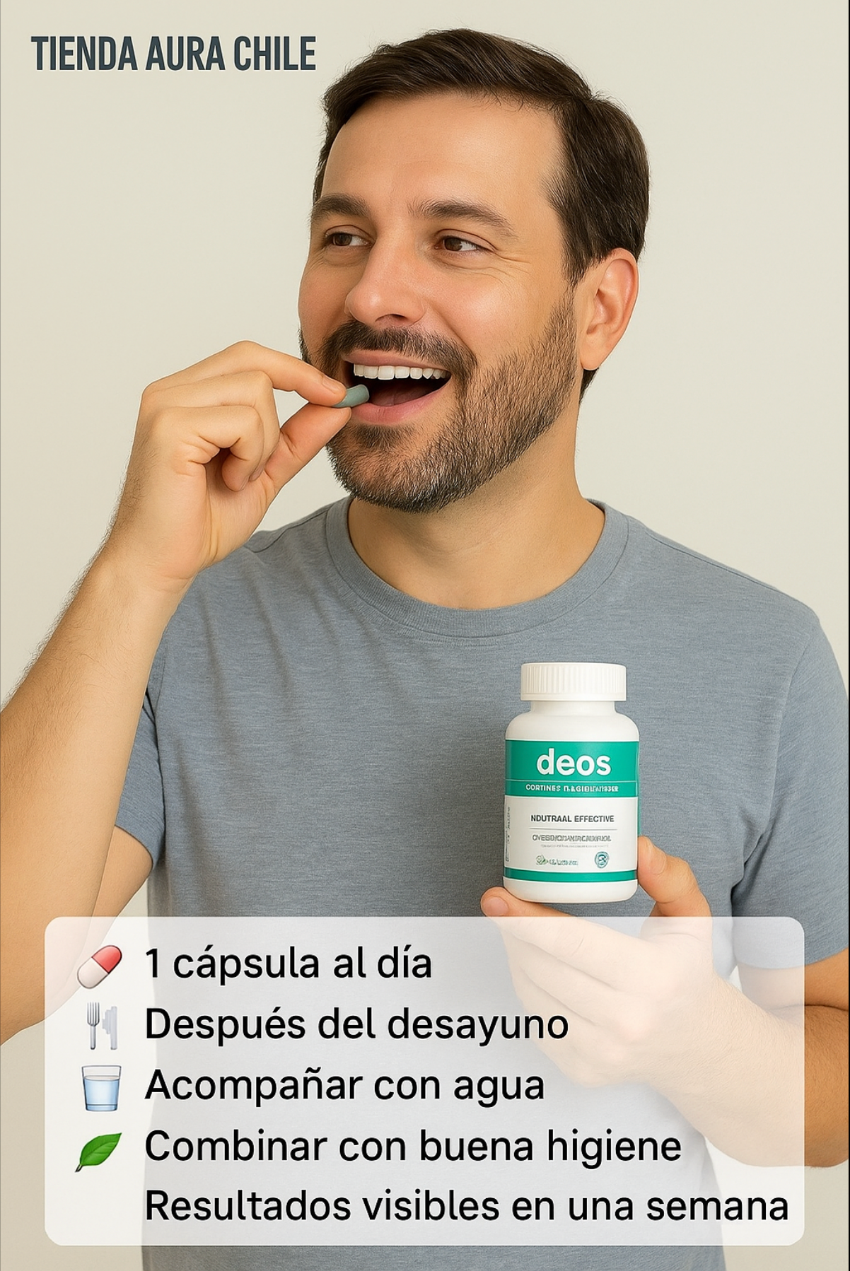 DEOS – Desodorante interno | Elimina el Mal Olor de Raíz, Naturalmente