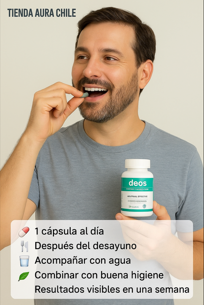 DEOS – Desodorante interno | Elimina el Mal Olor de Raíz, Naturalmente
