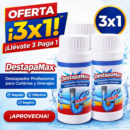 DestapaMax™ | Destapador Profesional para Cañerías y Drenajes