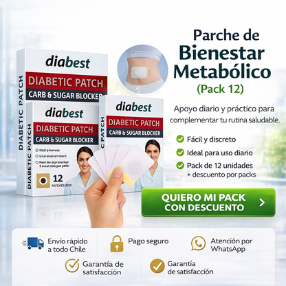 Parche de Bienestar Metabólico (Pack 12)