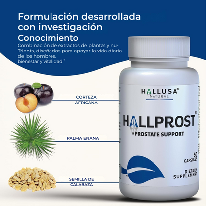 Hallprost Ultra: Recupera tu bienestar masculino de forma natural 🌿