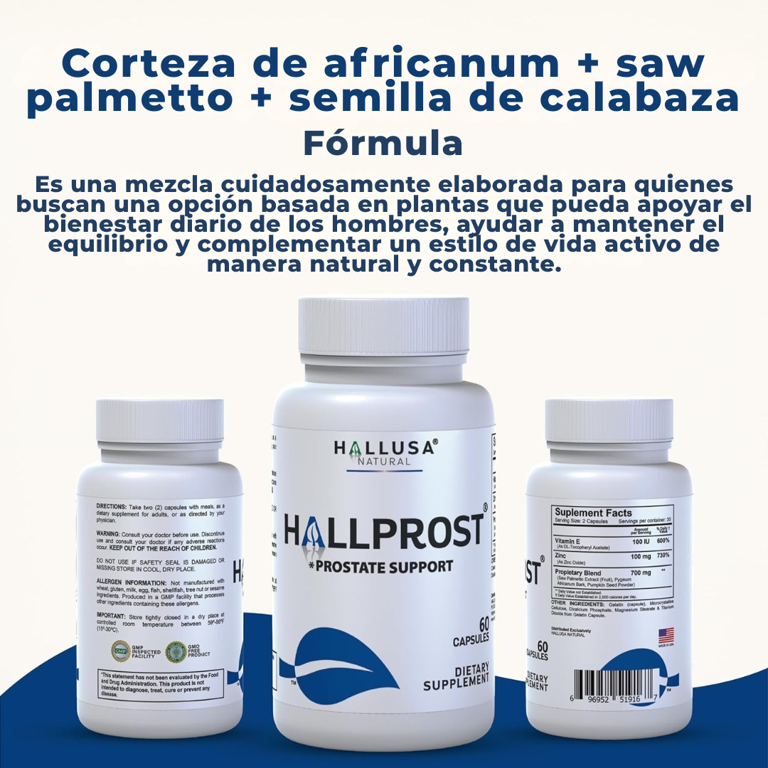 Hallprost Ultra: Recupera tu bienestar masculino de forma natural 🌿