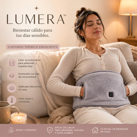 LUMERA™ Bienestar cálido para tus días sensibles.