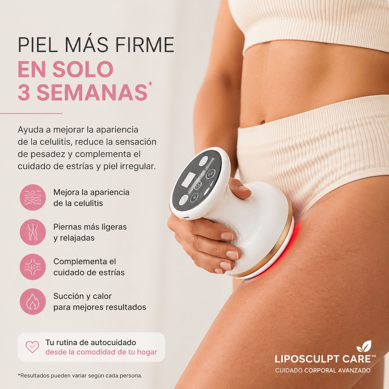 LipoSculpt Care™ 3 en 1