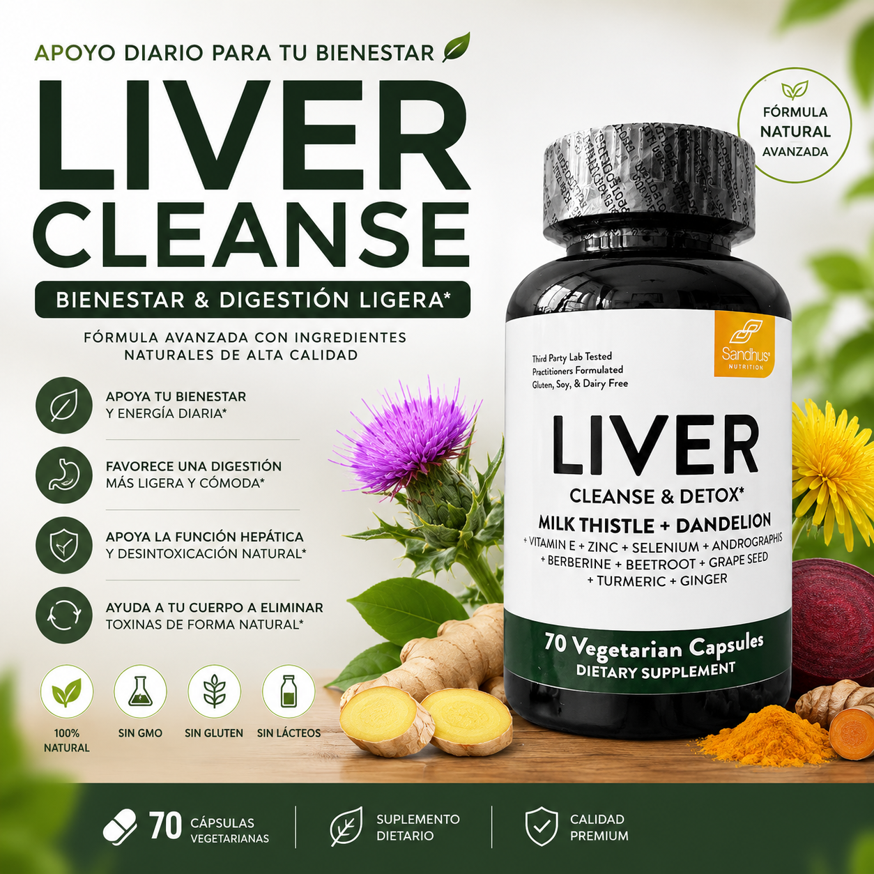 Liver Cleanse | Apoyo Digestivo & Bienestar