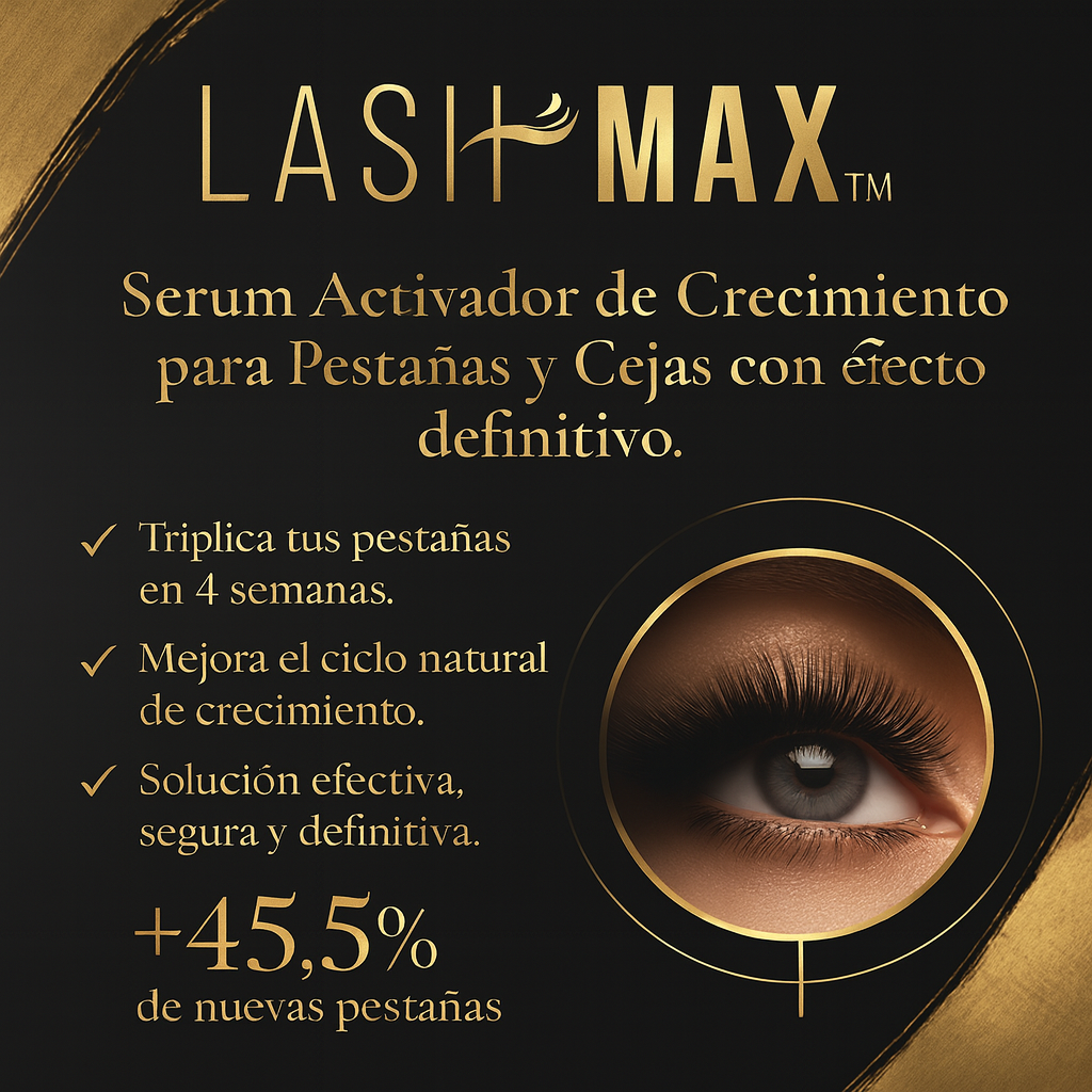 LASHMAX | SERUM DE CRECIMIENTO DE PESTAÑAS