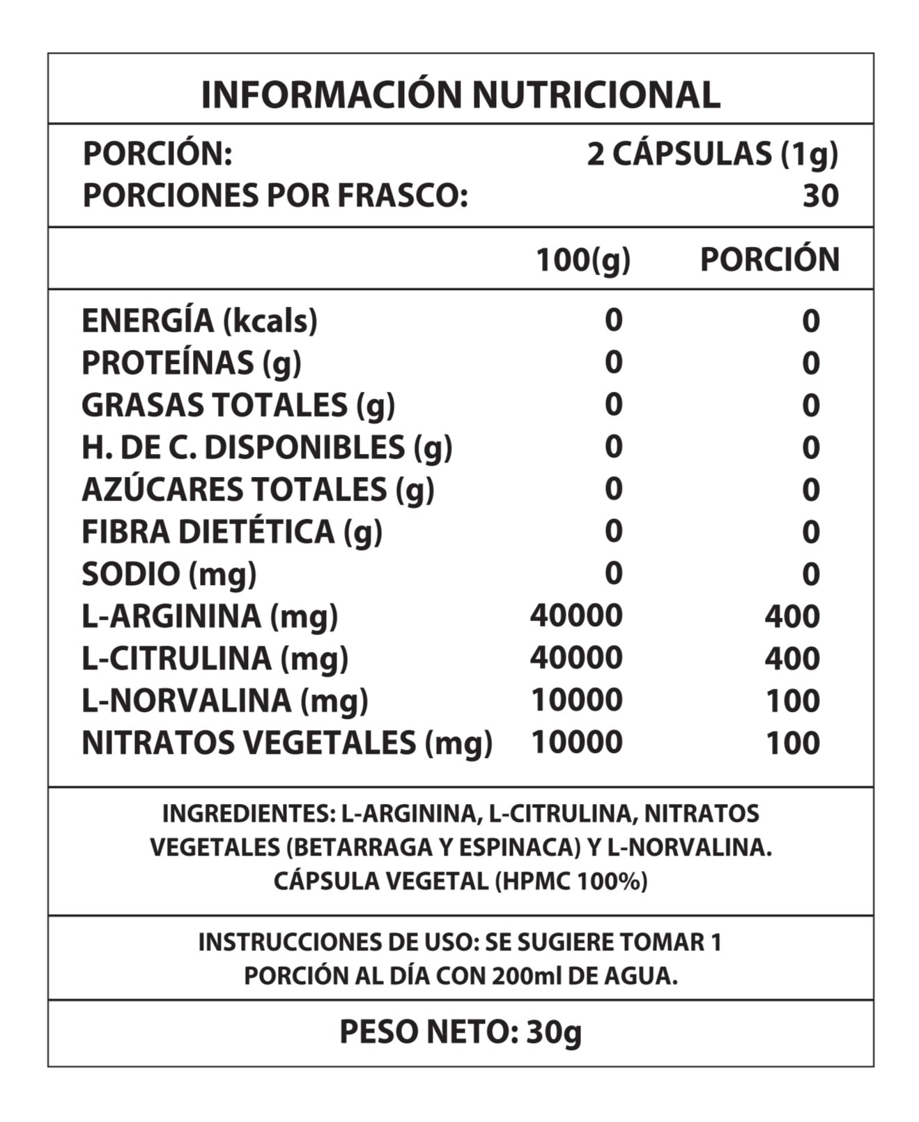 Óxido Nítrico ProMax™ – Energía, Potencia y Rendimiento