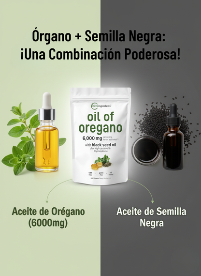 Oil of Oregano | sistema inmune y digestión al máximo, ahora en una sola cápsula 💪🌿