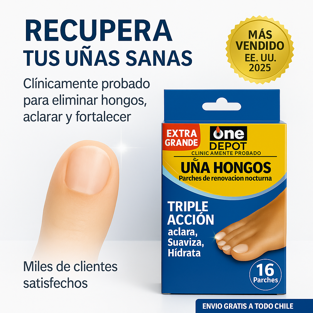 🩹 PARCHES ANTI-HONGO – UÑAS SANAS EN SEMANAS