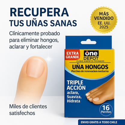 🩹 PARCHES ANTI-HONGO – UÑAS SANAS EN SEMANAS