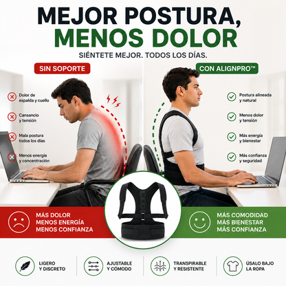 AlignPro™ | Corrector Postural Ajustable