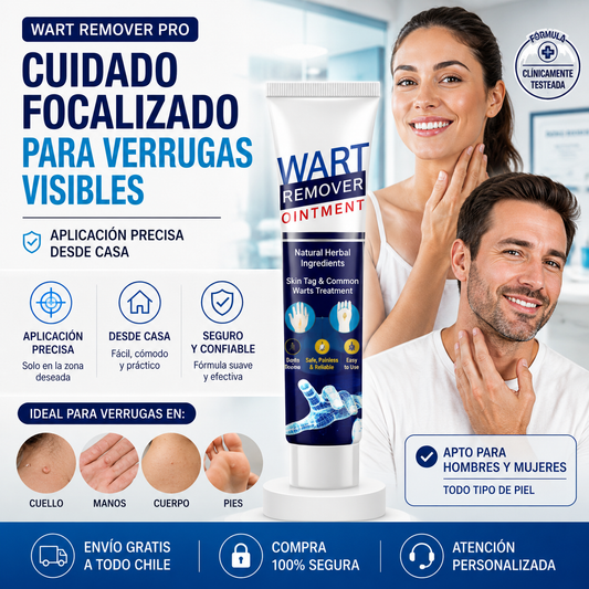Wart Remover Pro – Elimina Verrugas desde la Raíz sin Cirugías
