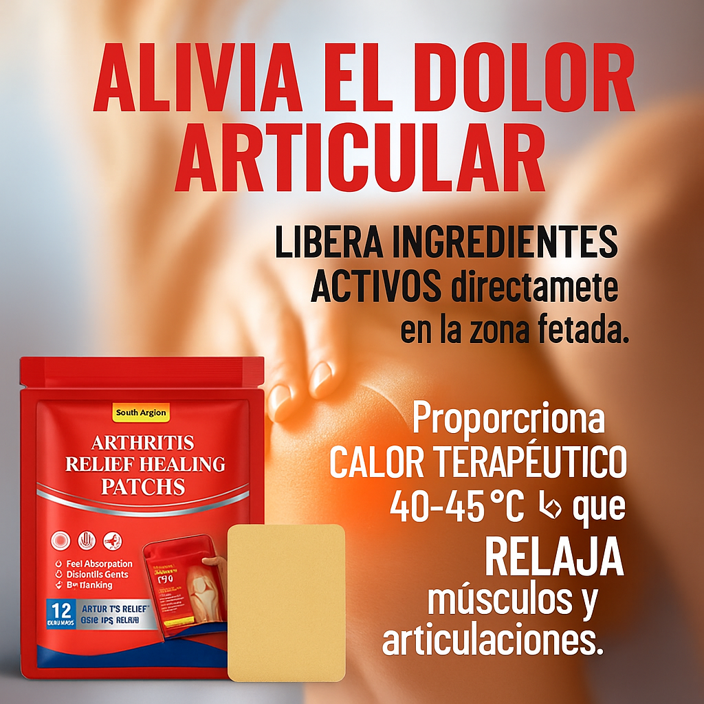 RelivaPatch™ | Olvida el dolor articular. | ULTIMAS UNIDADES DISPONIBLES.
