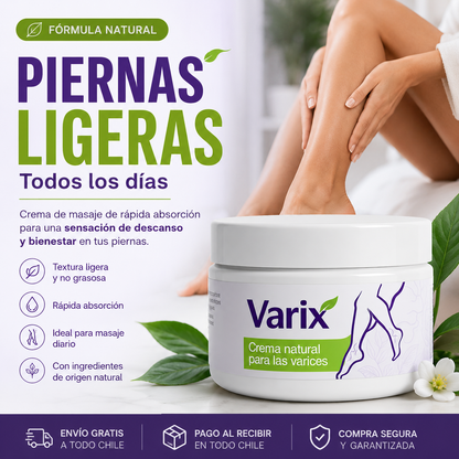 VARIX™ – Crema Natural para las Várices
