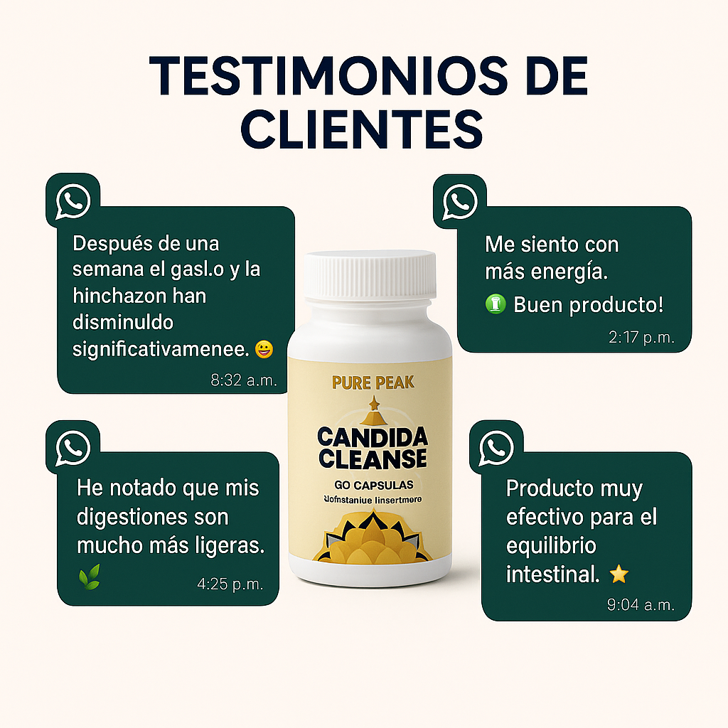 Candida Cleanse – Equilibra tu cuerpo y limpia desde adentro