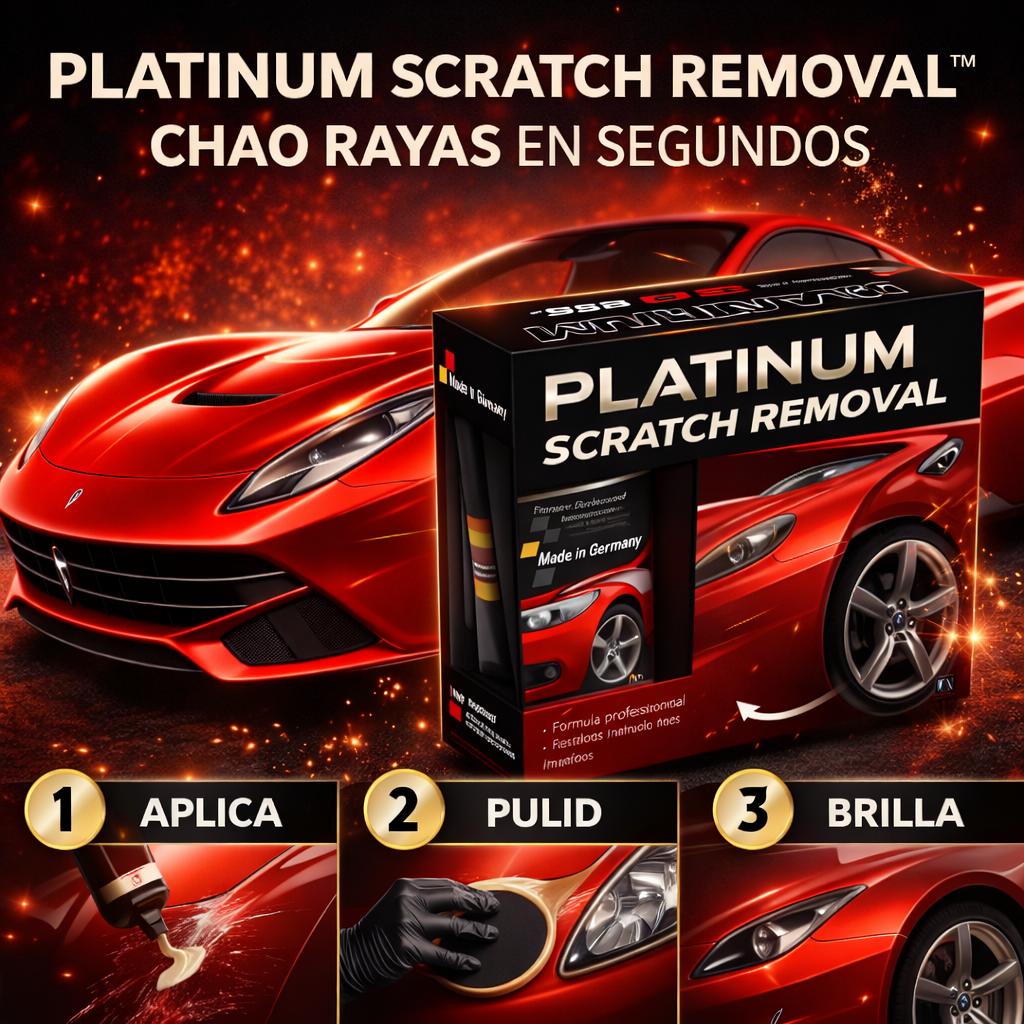 PLATINUM SCRATCH REMOVAL™– ✨ Chao Rayas en Segundos