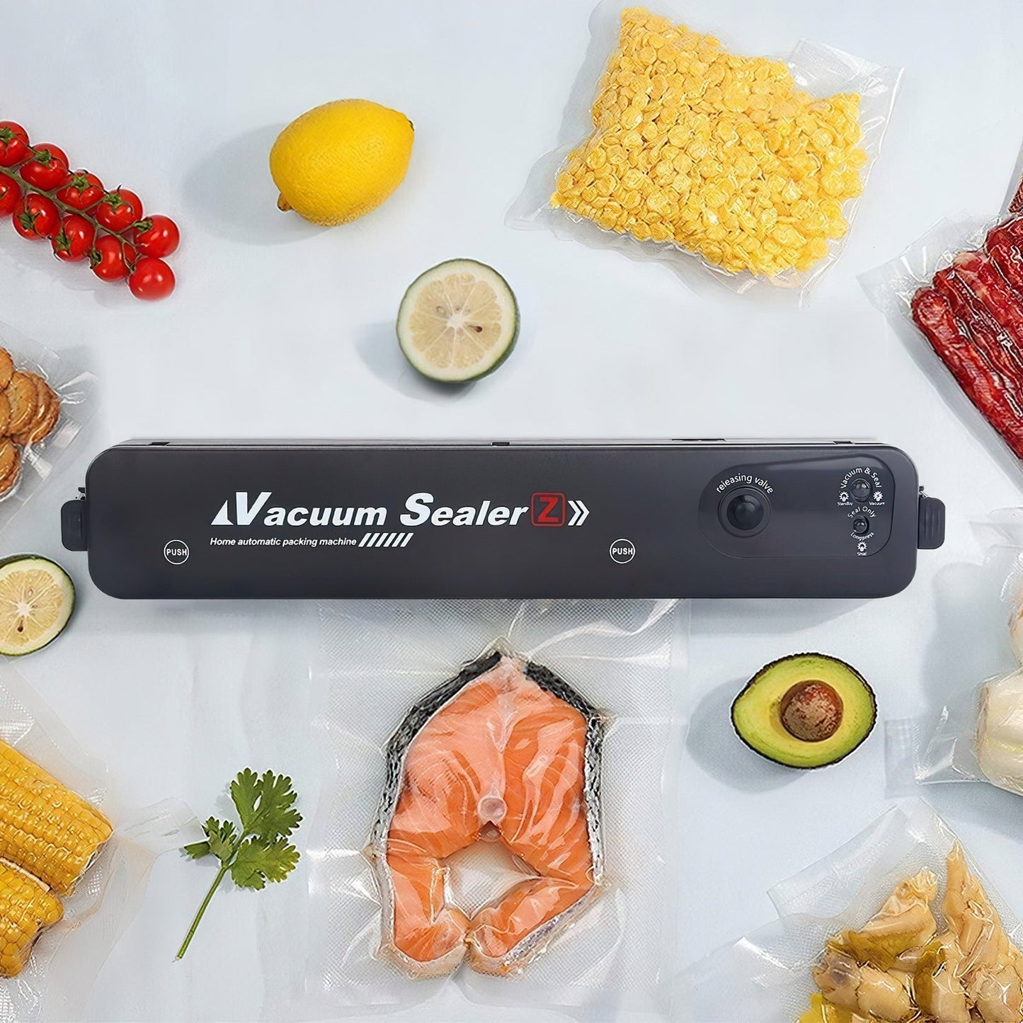 Selladora de alimentos al vacío SEALER Z® SOLO X HOY 10 bolsas  GRATIS